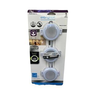 Enbrighten LED Puck Lights, 3000K Warm White, 3 Pack Energy Star, {98}.